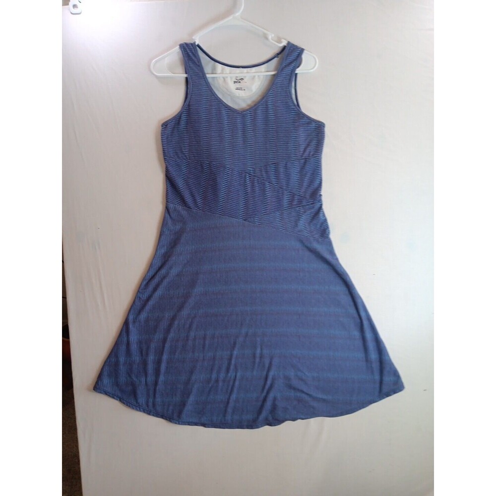 Prana Dress Womens Size S Sleeveless Fit and Flare Tank GREAT 🔥 Blue